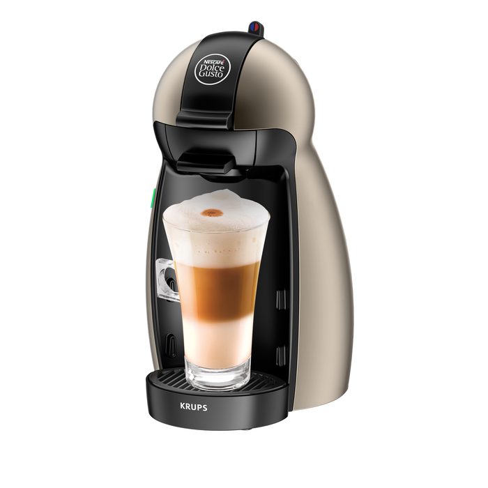 NESCAFÉ® DOLCE GUSTO® PICCOLO MANUAL COFFEE MACHINE TITANIUM BY KRUPS®