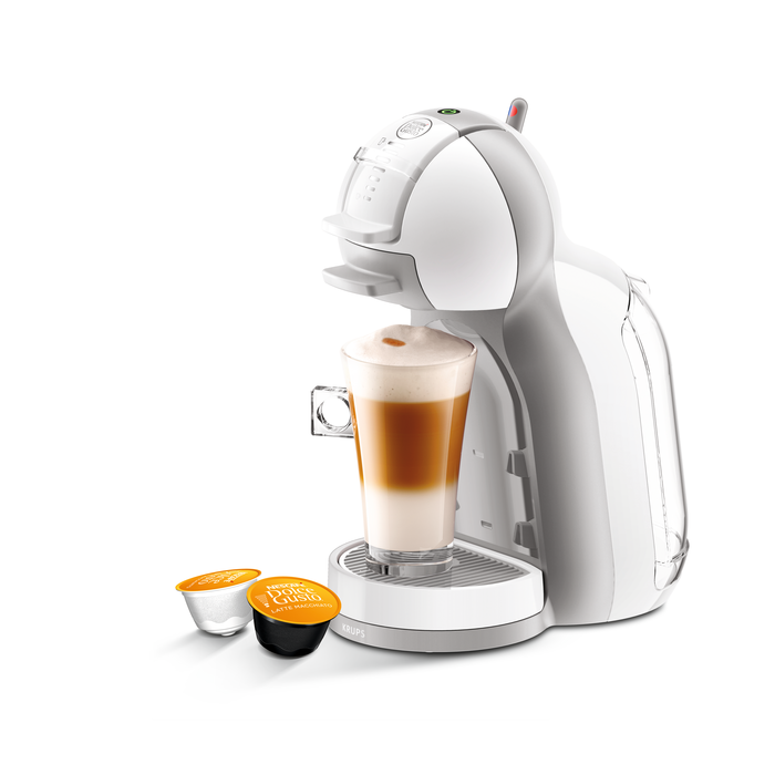 NESCAFÉ® DOLCE GUSTO® MINI ME AUTOMATIC COFFEE MACHINE WHITE & ARCTIC GREY BY KRUPS®